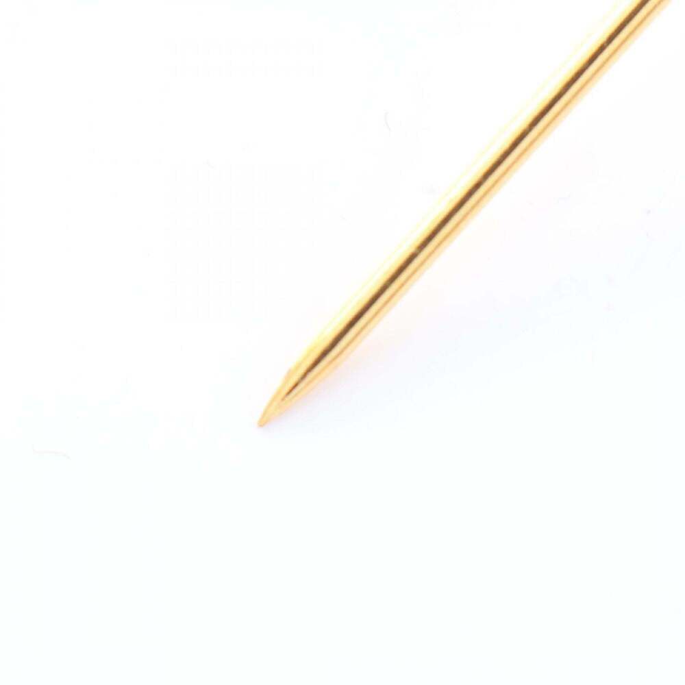 CHANEL Authentic Gold Logo Brooch - Picture 4 of 5